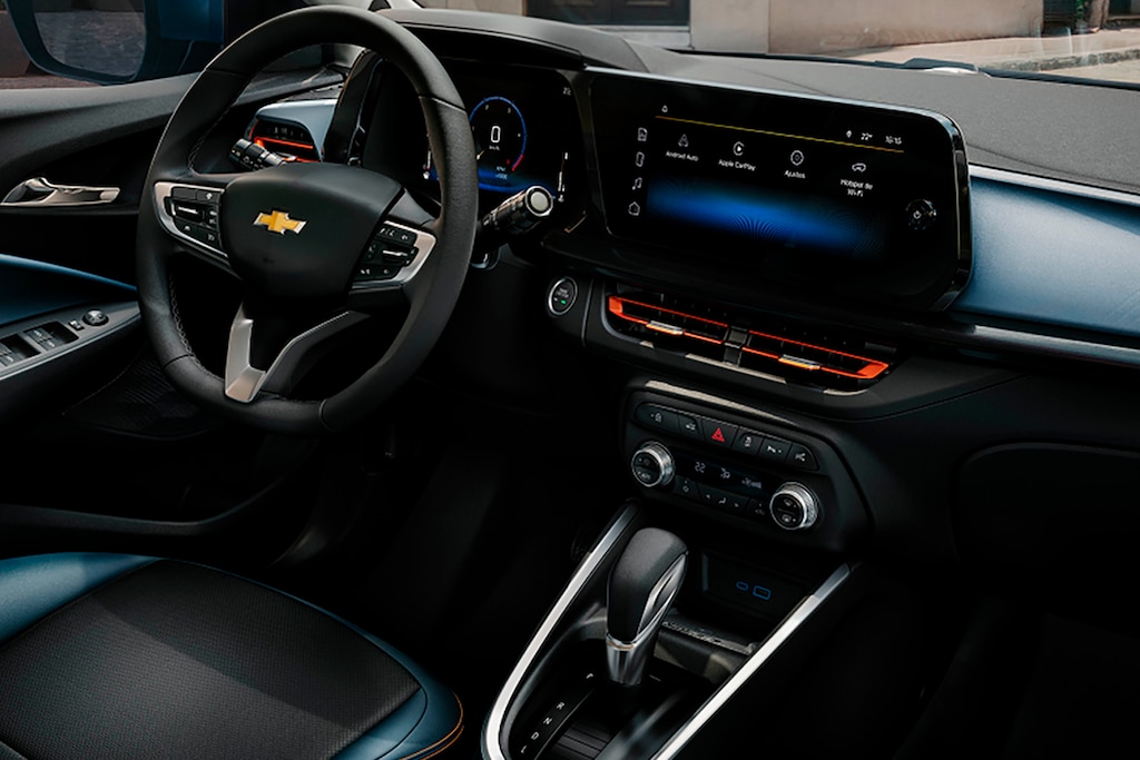 Interior do Chevrolet Onix Plus 2026