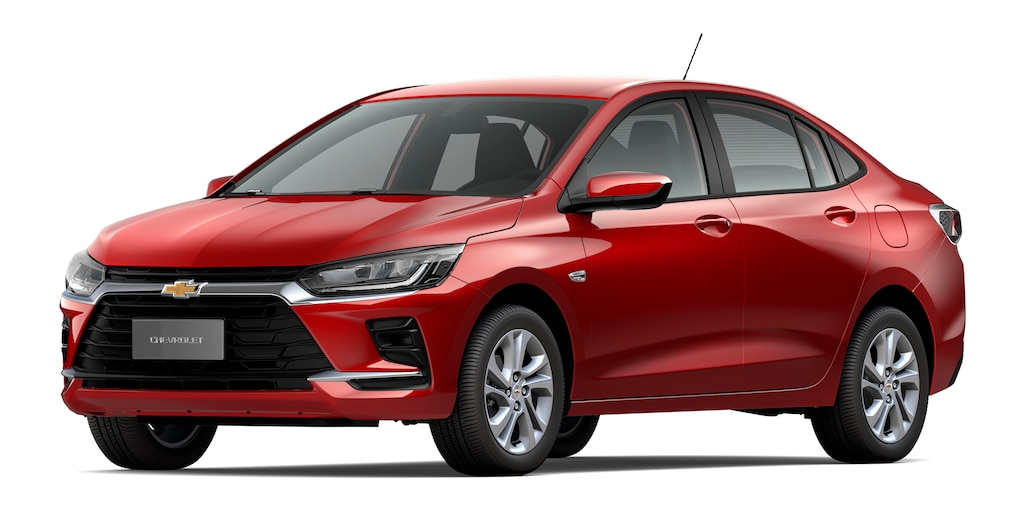 Chevrolet Onix Plus LTZ cor Vermelho Scarlet