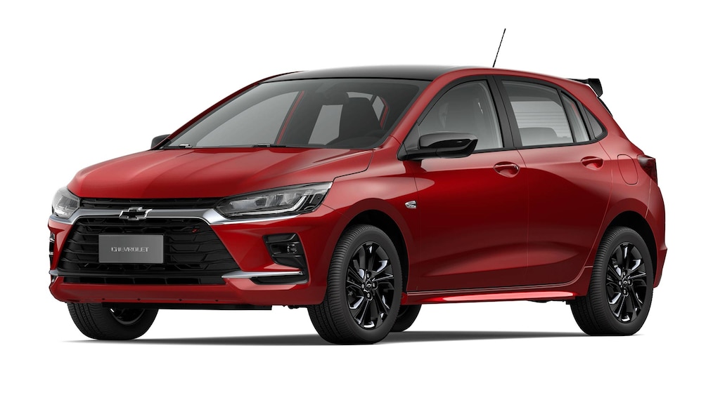 Onix RS 2026 cor vermelho scarlet